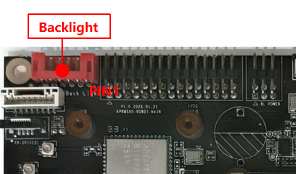 Backlight connector Backlight connector